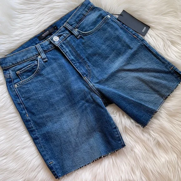 Hudson Hana Mini Biker Short in Underpass - Picture 3 of 7